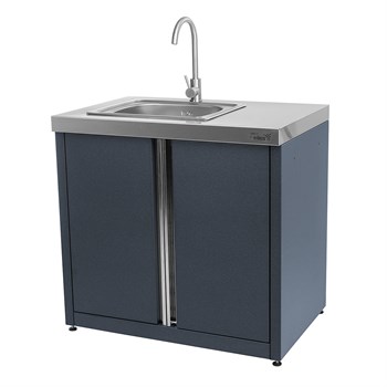 Модуль уличной кухни SMART-900 Шкаф с мойкой Helios HS-KU01-SHM900