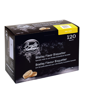 Древесные брикеты для копчения - "Ольха / Alder" (120 шт.) Bradley Smoker - фото 7406