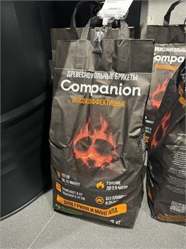 Древесноугольные брикеты COMPANION 3кг 4952