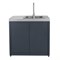 Модуль уличной кухни SMART-900 Шкаф с мойкой Helios HS-KU01-SHM900